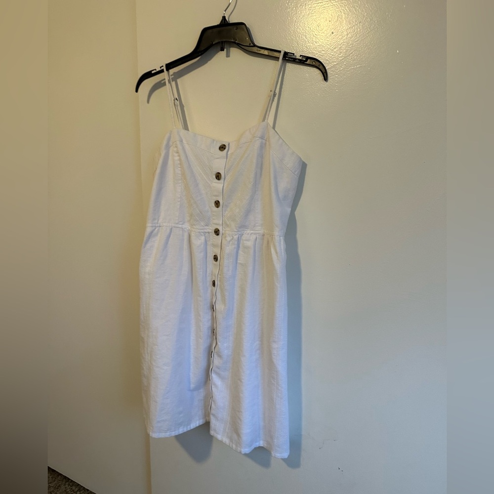 Universal Thread White Button-Down Mini Dress - Picture 6 of 12